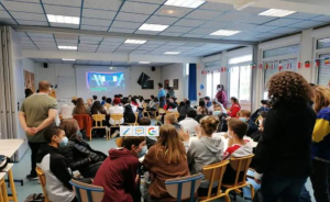 Elèves et enseignants rassemblés pour les Erasmus days